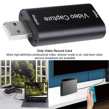 1080P HD Game Broadcast Easy Install Office Real Time Aluminium Alloy Plug And Play USB2.0 Live Streaming Video Record Card
1080P HD Game Broadcast Easy Install Office Real Time Aluminium Alloy Plug And Play USB2.0 Live Streaming Video Record Card