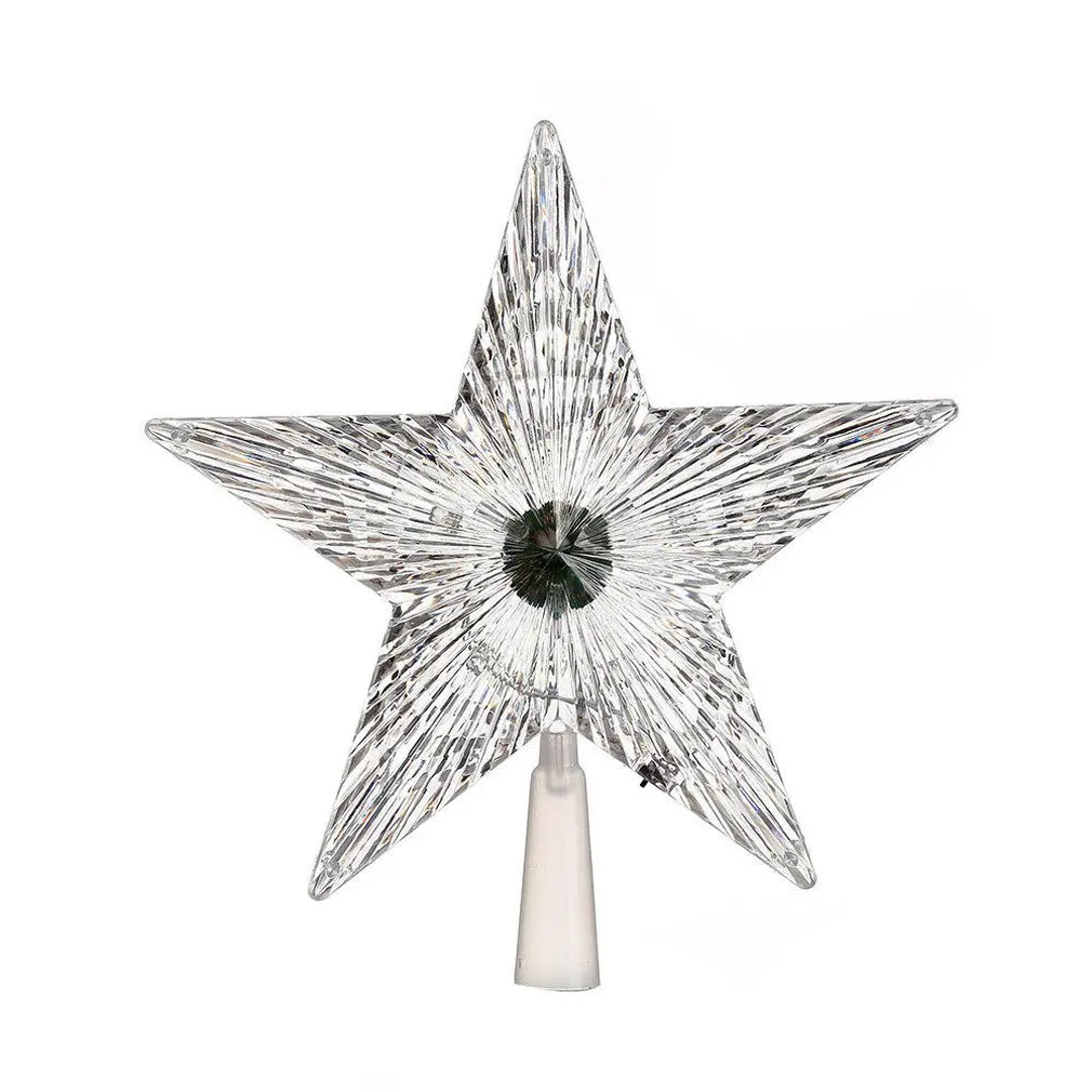 4 LED Flashing Mode Star Christmas Tree Topper Light Xmas Home Party Decor Lamp Three size for your choice
4 LED Flashing Mode Star Christmas Tree Topper Light Xmas Home Party Decor Lamp Three size for your choice