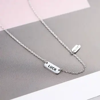 100% Sterling Silver Luck Short Necklaces & Pendants For Women High Quality Lady Fashion Jewelry 925-244
100% Sterling Silver Luck Short Necklaces & Pendants For Women High Quality Lady Fashion Jewelry 925-244