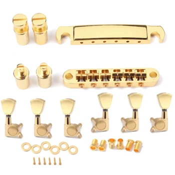 A Set Gold String Saddle Tune-O-Matic Bridge&Tailpiece For Gb Lp Style Electric Guitar
A Set Gold String Saddle Tune-O-Matic Bridge&Tailpiece For Gb Lp Style Electric Guitar