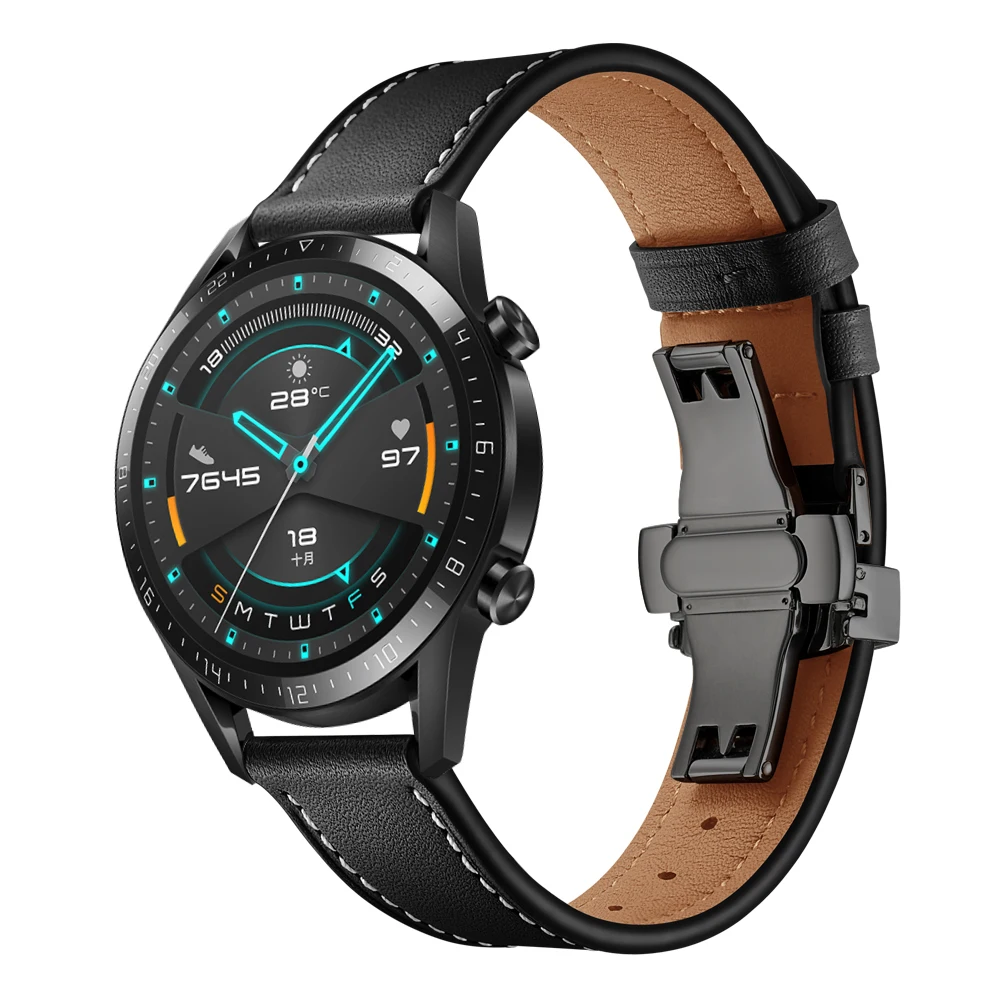 Genuine Leather 22MM Watch Band for Huawei Watch GT 2 Strap Bracelet for Samsung Galaxy Watch 46MM/ Gear S3 Frontier Replacement
Genuine Leather 22MM Watch Band for Huawei Watch GT 2 Strap Bracelet for Samsung Galaxy Watch 46MM/ Gear S3 Frontier Replacement