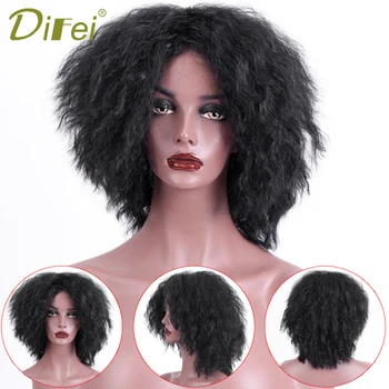 DIFEI Yaki Straight Wig High Temperature Fiber Synthetic Afro Short Black African American Daily use or Party Fake Hair
DIFEI Yaki Straight Wig High Temperature Fiber Synthetic Afro Short Black African American Daily use or Party Fake Hair