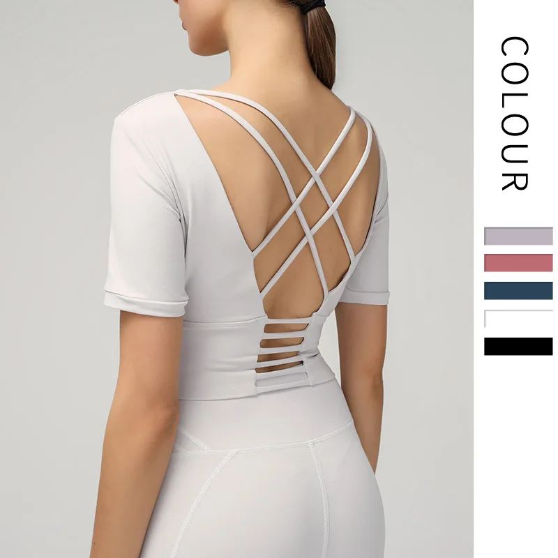 Women Yoga Top Sport Short Sleeve Yoga Shirt With Solid Quick Dry Breathable Gym Fitness Yoga Shirt Crop Top Workout Clothing
Women Yoga Top Sport Short Sleeve Yoga Shirt With Solid Quick Dry Breathable Gym Fitness Yoga Shirt Crop Top Workout Clothing