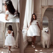 JONANY Flower Girl Dresses Tiered Skirts Tulle Knee Length Short Sleeve Girls Pageant Gowns Beading Pleats Kids Formal Party
JONANY Flower Girl Dresses Tiered Skirts Tulle Knee Length Short Sleeve Girls Pageant Gowns Beading Pleats Kids Formal Party