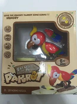 96pcs/lot 2015 Cute Cartoon Automated Parrot eating Coin Bank Piggy Bank Money Saving Box Children's Gifts for Christmas
96pcs/lot 2015 Cute Cartoon Automated Parrot eating Coin Bank Piggy Bank Money Saving Box Children's Gifts for Christmas