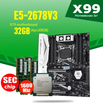 HUANANZHI X99 X99-TF motherboard set with Xeon E5 2678 V3 LGA2011-3 4pcs 8GB = 32GB PC3 12800R RAM 1600MHz DDR3 ECC REG memory 
HUANANZHI X99 X99-TF motherboard set with Xeon E5 2678 V3 LGA2011-3 4pcs 8GB = 32GB PC3 12800R RAM 1600MHz DDR3 ECC REG memory