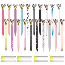 1000Pcs Luxury Metal Crystal Top Big Diamond Rollor Ballpoint Pen Polka Dot Fashion Carat Gift School Office Supplies Stationery
1000Pcs Luxury Metal Crystal Top Big Diamond Rollor Ballpoint Pen Polka Dot Fashion Carat Gift School Office Supplies Stationery
