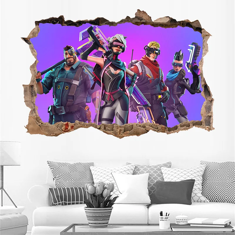 Wall-Stickers 2019 European New Fort Game Wall Sticker 3D Baby Boy Bedroom Accessories Home Decoration Wallpaper
Wall-Stickers 2019 European New Fort Game Wall Sticker 3D Baby Boy Bedroom Accessories Home Decoration Wallpaper