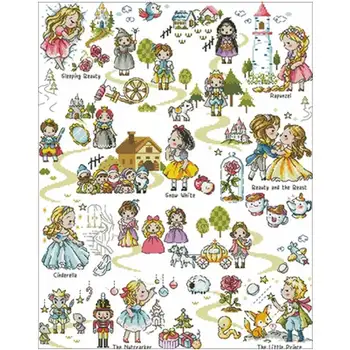 Fairytale map patterns Counted Cross Stitch 11CT 14CT 18CT DIY Chinese Cross Stitch Kit Embroidery Needlework Sets
Fairytale map patterns Counted Cross Stitch 11CT 14CT 18CT DIY Chinese Cross Stitch Kit Embroidery Needlework Sets