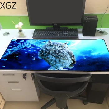XGZ 900x400/600x300 xxl Fantasy Planet with Owl Mousepad Game Player Keyboard mat PC Computer Tablet Animation Mouse Diy