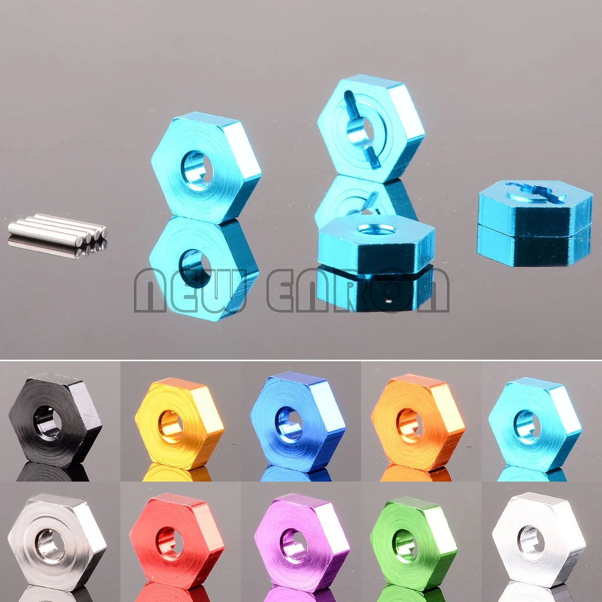 NEW ENRON 4PCS ALUMINUM 12MM Hex Wheel Hubs 7154 RC CAR For RC Traxxas 1:16 Summit E-Revo Slash
NEW ENRON 4PCS ALUMINUM 12MM Hex Wheel Hubs 7154 RC CAR For RC Traxxas 1:16 Summit E-Revo Slash