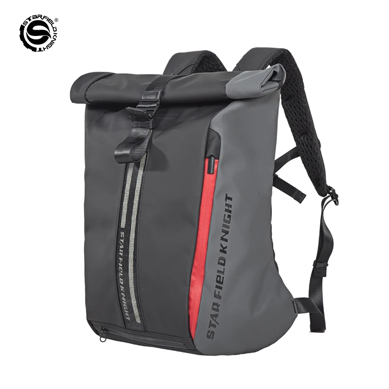 SFK Motorcycle Riding Backpack LED Cycling Bag Black/gray/red Foldable Shoulder Bags Night Safe Cycling Traveling Accessories
SFK Motorcycle Riding Backpack LED Cycling Bag Black/gray/red Foldable Shoulder Bags Night Safe Cycling Traveling Accessories