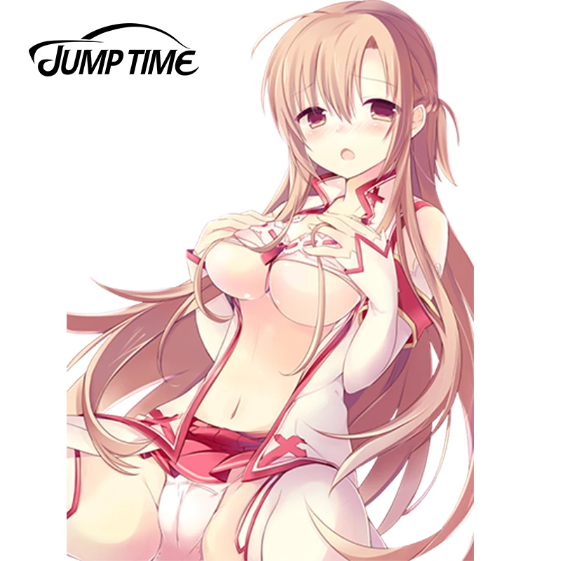 JumpTime 13 см x 9 4 автомобильный Стайлинг меч искусство онлайн аниме JDM окно