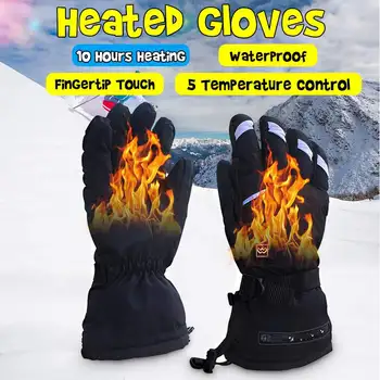 M/XL 5 Level Electric Heated Touch Screen Gloves Motorcycle Outdoor Snowboard Skiing Waterproof 10Hrs Warm
M/XL 5 Level Electric Heated Touch Screen Gloves Motorcycle Outdoor Snowboard Skiing Waterproof 10Hrs Warm