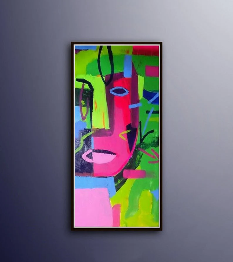 Contemporary Art Acrylic Painting On Canvas Faces Painting Large Abstract Canvas Art Acrylic Art Vertical Large Wall Art Decor
Contemporary Art Acrylic Painting On Canvas Faces Painting Large Abstract Canvas Art Acrylic Art Vertical Large Wall Art Decor