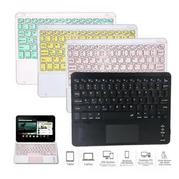 Bluetooth Wireless Keyboard Touch Pad Keyboard For iPad Tablet PC Smartphones Portable Mini Keypad For Android IOS Windows
Bluetooth Wireless Keyboard Touch Pad Keyboard For iPad Tablet PC Smartphones Portable Mini Keypad For Android IOS Windows