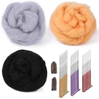 LMDZ 3 Colors Wool Roving Needle Felting Kit with Felting Supplies Needle Felting Starter Kit Felting Supplies for Needle Feltin
LMDZ 3 Colors Wool Roving Needle Felting Kit with Felting Supplies Needle Felting Starter Kit Felting Supplies for Needle Feltin