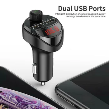 3.4A Dual USB Car Charger Bluetooth Audio MP3 Player TF Card FM Transmitter Durable And Practical Car Charger
3.4A Dual USB Car Charger Bluetooth Audio MP3 Player TF Card FM Transmitter Durable And Practical Car Charger