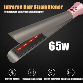 Ceramic Tourmaline Plate Hair Straightener Curler Fast Heating Adjustable Temperature LED Display for Hair Styling Color Random
Ceramic Tourmaline Plate Hair Straightener Curler Fast Heating Adjustable Temperature LED Display for Hair Styling Color Random