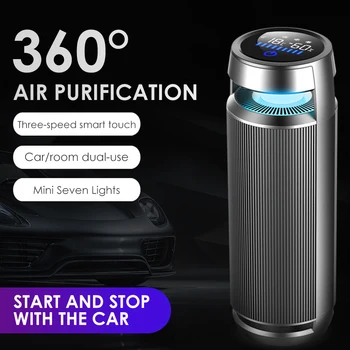 Formaldehyde Smoke Dust Purification Car Air Purifier HEPA Filter Temperature Humidity Monitor Anion Air Freshener
Formaldehyde Smoke Dust Purification Car Air Purifier HEPA Filter Temperature Humidity Monitor Anion Air Freshener
