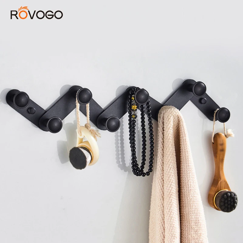 Вешалка для пальто ROVOGO, настенная вешалка для одежды, шляпы, полотенец 
Вешалка для пальто ROVOGO, настенная вешалка для одежды, шляпы, полотенец