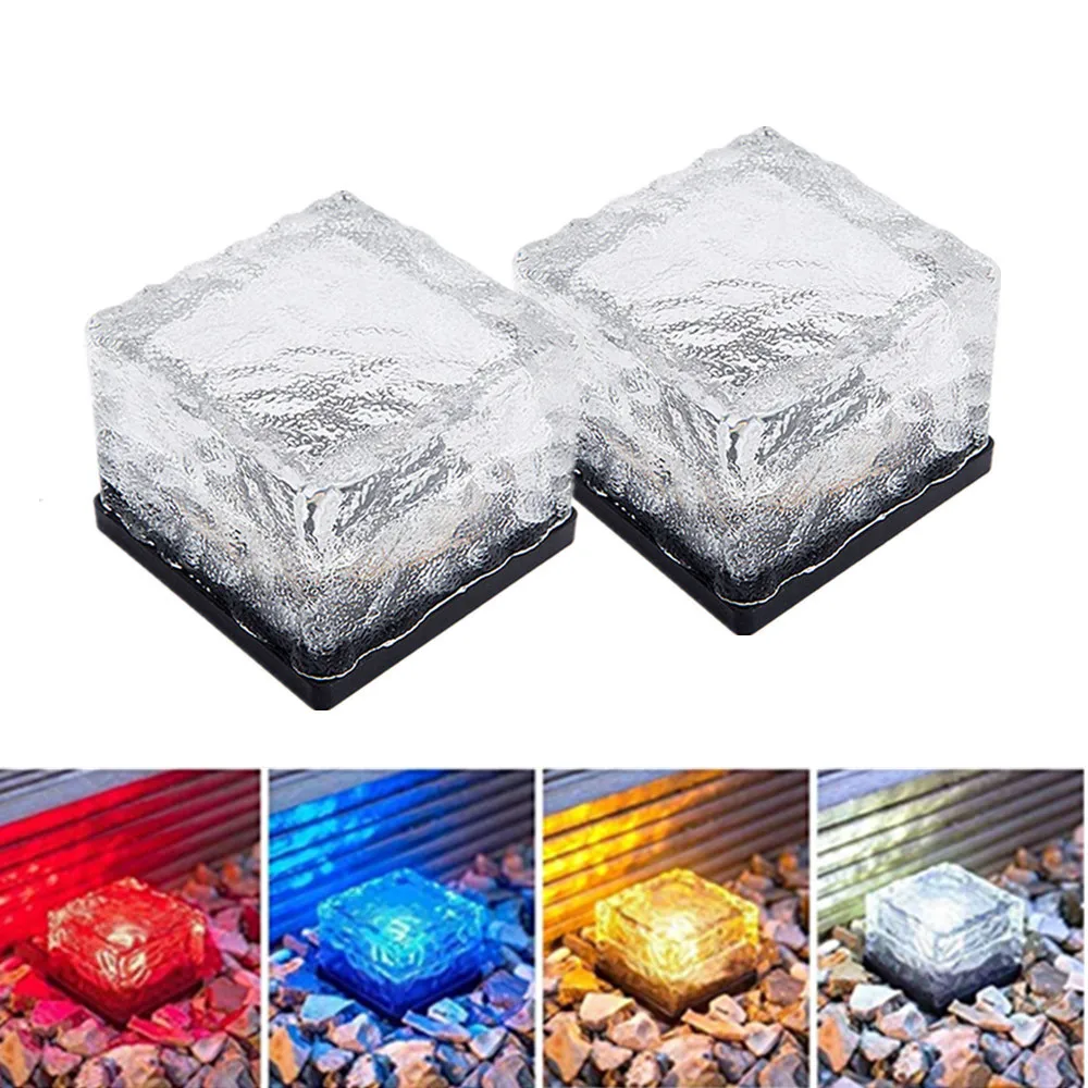 1/2/3/4pcs Solar Buried Brick Light Glass Stone Ice Cube Brick Solar Garden Light Outdoor Waterproof Yard Driveway Street Light
1/2/3/4pcs Solar Buried Brick Light Glass Stone Ice Cube Brick Solar Garden Light Outdoor Waterproof Yard Driveway Street Light