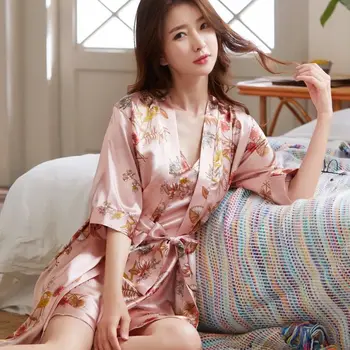 Nightdress Female Summer Sexy Pajamas Summer Silk Thin Sling Nightgown Two-piece Large Size Home Clothes Lace Tops Sleeepwear
Nightdress Female Summer Sexy Pajamas Summer Silk Thin Sling Nightgown Two-piece Large Size Home Clothes Lace Tops Sleeepwear