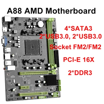 AMD motherboard A77 A78 A88X chipset MATX desktop motherboard with FM2 FM2+ socket and HDMI VGA support dual channels
AMD motherboard A77 A78 A88X chipset MATX desktop motherboard with FM2 FM2+ socket and HDMI VGA support dual channels