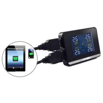 HiMISS Wireless TPMS Tire Pressure Monitor System Digital LCD Display with 4 Internal Sensors
HiMISS Wireless TPMS Tire Pressure Monitor System Digital LCD Display with 4 Internal Sensors