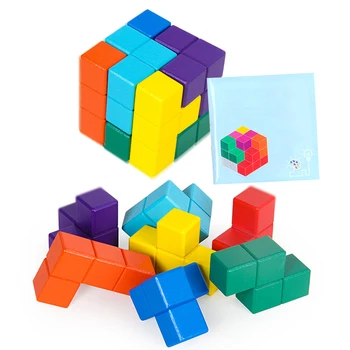 2020New Cubes Wooden Building Blocks Tangram Puzzle Early Education Wood Blocks Tetris Baby Color Learning Toys For Children
2020New Cubes Wooden Building Blocks Tangram Puzzle Early Education Wood Blocks Tetris Baby Color Learning Toys For Children