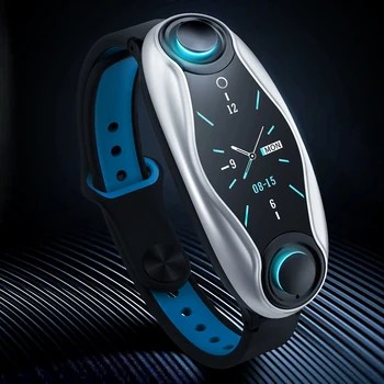 LT04 Smart Watch Wireless Earbuds Double Bluetooth Answer Call Real Time Heart Rate MIC Supported Smartwatch Bracelets
LT04 Smart Watch Wireless Earbuds Double Bluetooth Answer Call Real Time Heart Rate MIC Supported Smartwatch Bracelets