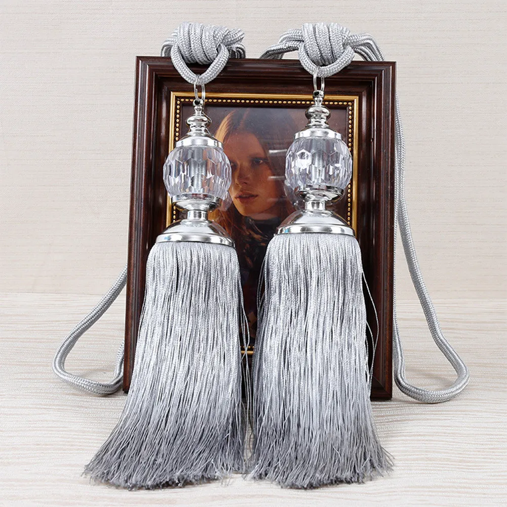 Tie Holdbacks Curtain Tieback Living Room Bedroom Dining Room Plyester+Plastic Rope Decoration Tassel 9 Colors Option Backs
Tie Holdbacks Curtain Tieback Living Room Bedroom Dining Room Plyester+Plastic Rope Decoration Tassel 9 Colors Option Backs