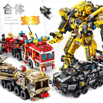 Deformation robot small particle children's puzzle splicing and assembling building block toys
Deformation robot small particle children's puzzle splicing and assembling building block toys