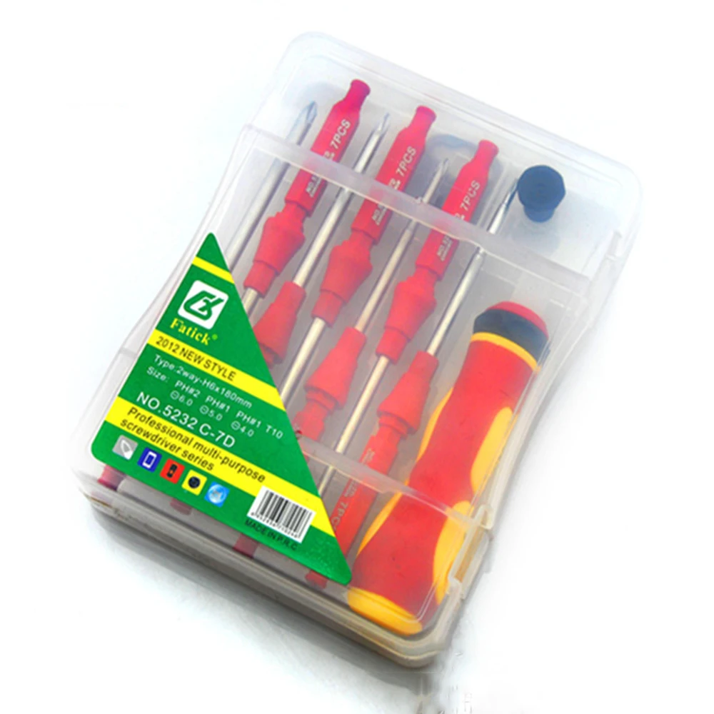 Multifunctional Screwdriver Set Chrome Vanadium Steel Cross Flat Screwdriver 6MM Seven-piece Hand Tool
Multifunctional Screwdriver Set Chrome Vanadium Steel Cross Flat Screwdriver 6MM Seven-piece Hand Tool