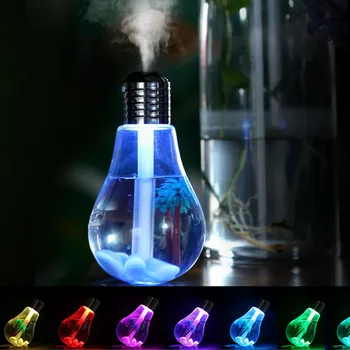 Ultrasonic USB Bulb Air Humidifier Office Home Mini Diffuser LED Night Light Aromatherapy Mist Maker Creative Bottle Humificador
Ultrasonic USB Bulb Air Humidifier Office Home Mini Diffuser LED Night Light Aromatherapy Mist Maker Creative Bottle Humificador