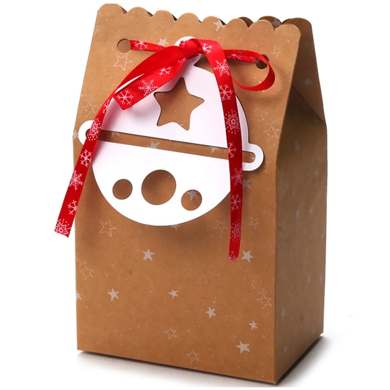 Рождественский подарок Санта "сделай сам" Большой Подарочная коробка из