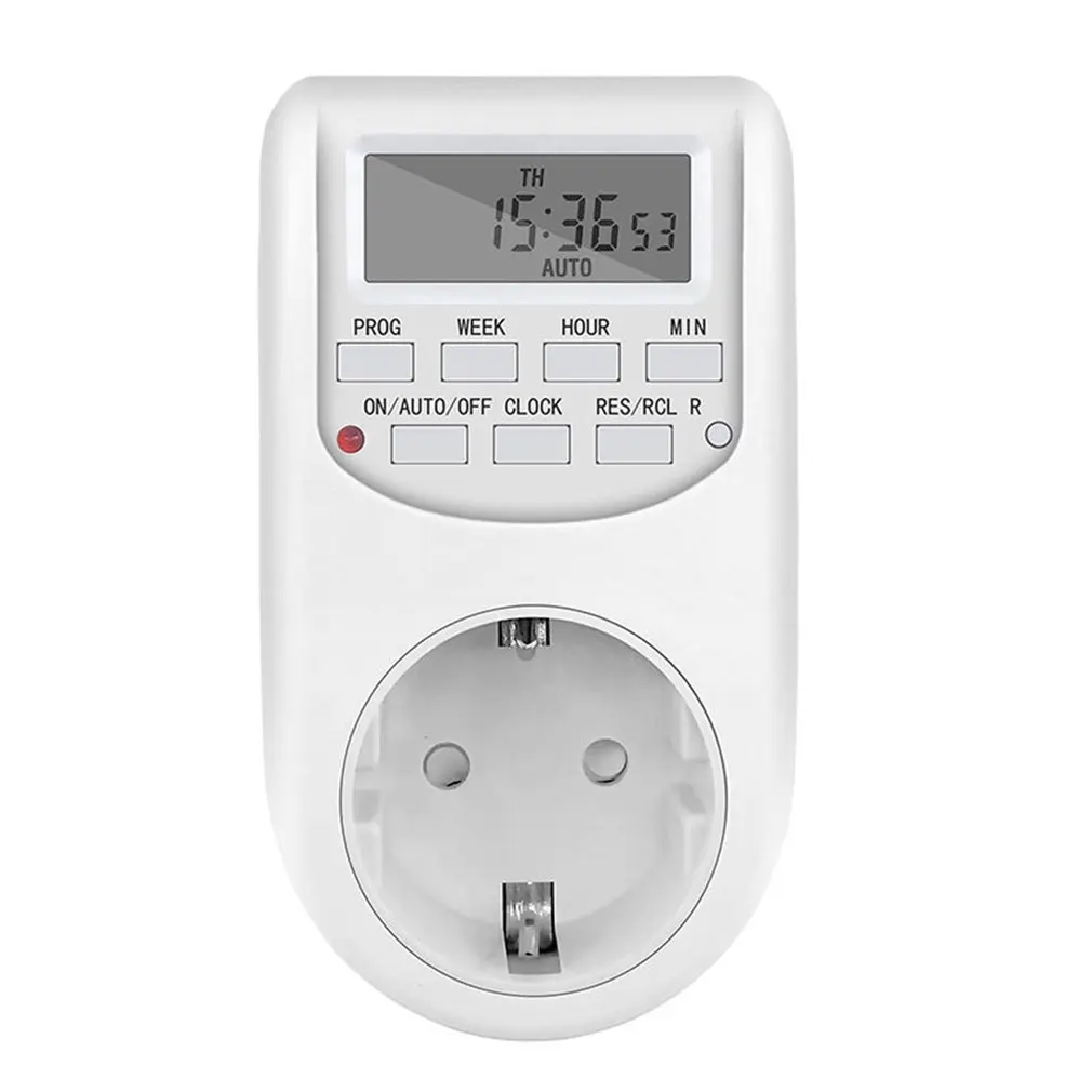 Weekly Programmable Digital Smart Timer Time Switch Outlet Plug Timing Socket EU Plug For Mobile Phone Battery Car
Weekly Programmable Digital Smart Timer Time Switch Outlet Plug Timing Socket EU Plug For Mobile Phone Battery Car