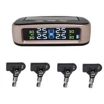 Solar Car TPMS Tyre Pressure Monitoring System Auto Security Alarm Systems Detect Tire Abnormal Tyre Pressure With 4 Sensors
Solar Car TPMS Tyre Pressure Monitoring System Auto Security Alarm Systems Detect Tire Abnormal Tyre Pressure With 4 Sensors