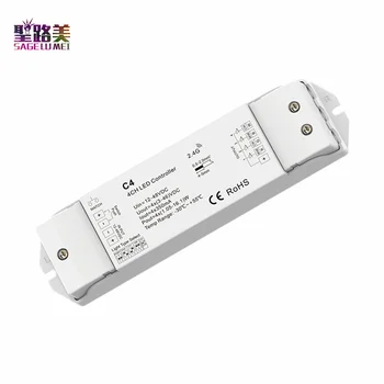 C4 350MA or 700MA Constant current Push Dim DC12-48V 36V 2.4G RF DIP switch RGBW/RGB/CCT/Dimming 4 Channel LED RF Controller
C4 350MA or 700MA Constant current Push Dim DC12-48V 36V 2.4G RF DIP switch RGBW/RGB/CCT/Dimming 4 Channel LED RF Controller