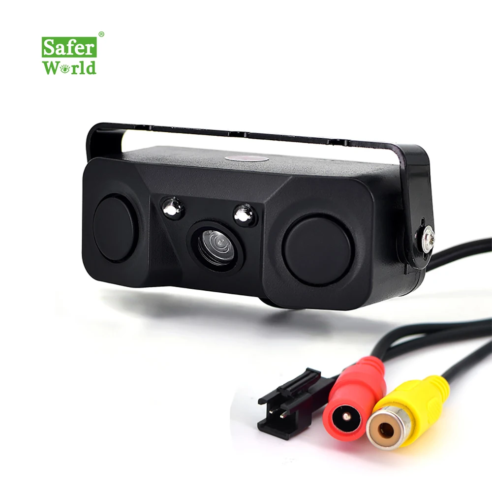 Three In One 170 Degree Car Night Vision Reverse Camera With Parking Video Sensor System
Three In One 170 Degree Car Night Vision Reverse Camera With Parking Video Sensor System