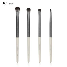 Ducare 4 pçs pincéis de maquiagem conjunto sombra de olho mistura eyeliner pestana sobrancelha escovas para maquiagem novo(China)