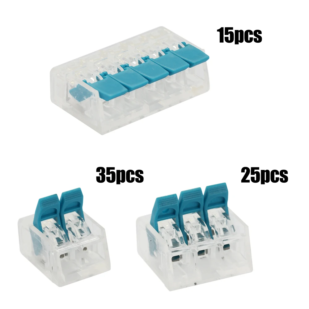 75pcs Cable Connector Wire Universal Junction Compact Box Connectors Quick Terminals with 2/3/5 Way
75pcs Cable Connector Wire Universal Junction Compact Box Connectors Quick Terminals with 2/3/5 Way