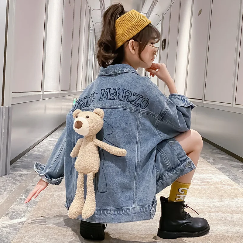 Teenage Girls Coats For Kids Denim Jackets 2020 Autumn Long Sleeve Children Clothing Kids Clothes School Outfits 8 10 12 Years
Teenage Girls Coats For Kids Denim Jackets 2020 Autumn Long Sleeve Children Clothing Kids Clothes School Outfits 8 10 12 Years