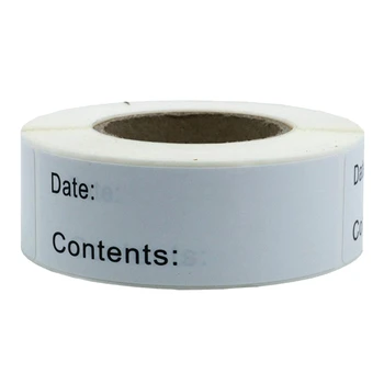 1 Roll Of 125 Pcs Self-Adhesive Removable Freezer Refrigerator Food Storage Paper Sticker Labels White 25X75Mm
1 Roll Of 125 Pcs Self-Adhesive Removable Freezer Refrigerator Food Storage Paper Sticker Labels White 25X75Mm