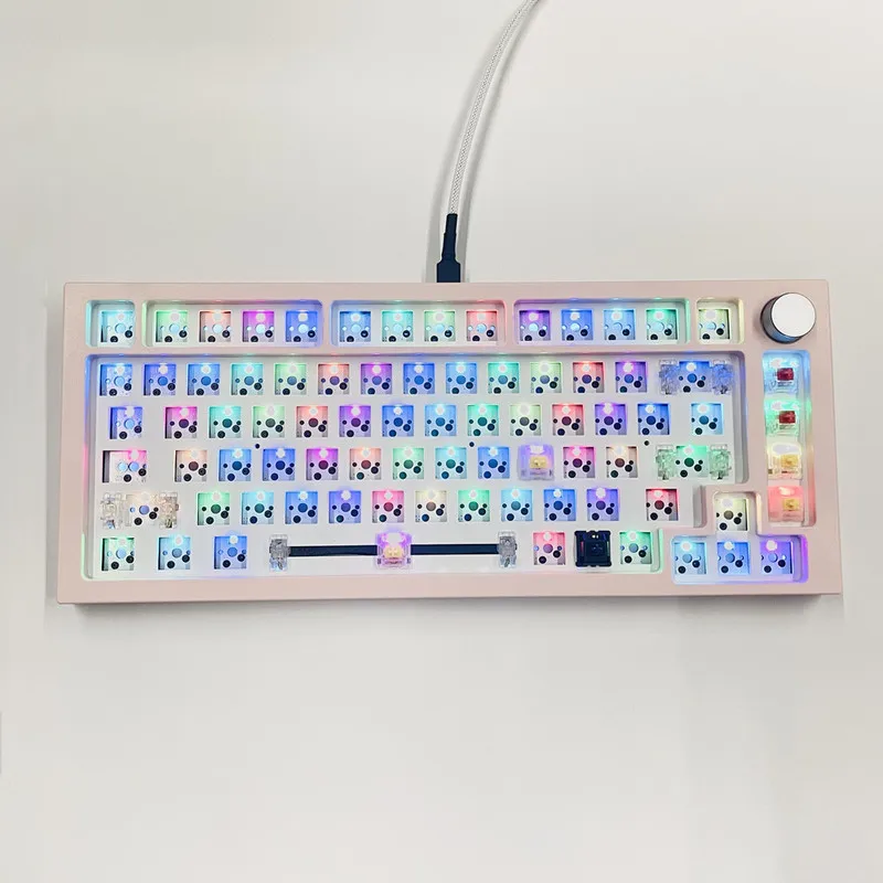 Механическая клавиатура DK75 Hot Swap, программируемая RGB клавиатура, совместимая с 3/5 контактами для Cherry Gateron Kailh, клавиатура с циферблатом
Механическая клавиатура DK75 Hot Swap, программируемая RGB клавиатура, совместимая с 3/5 контактами для Cherry Gateron Kailh, клавиатура с циферблатом
