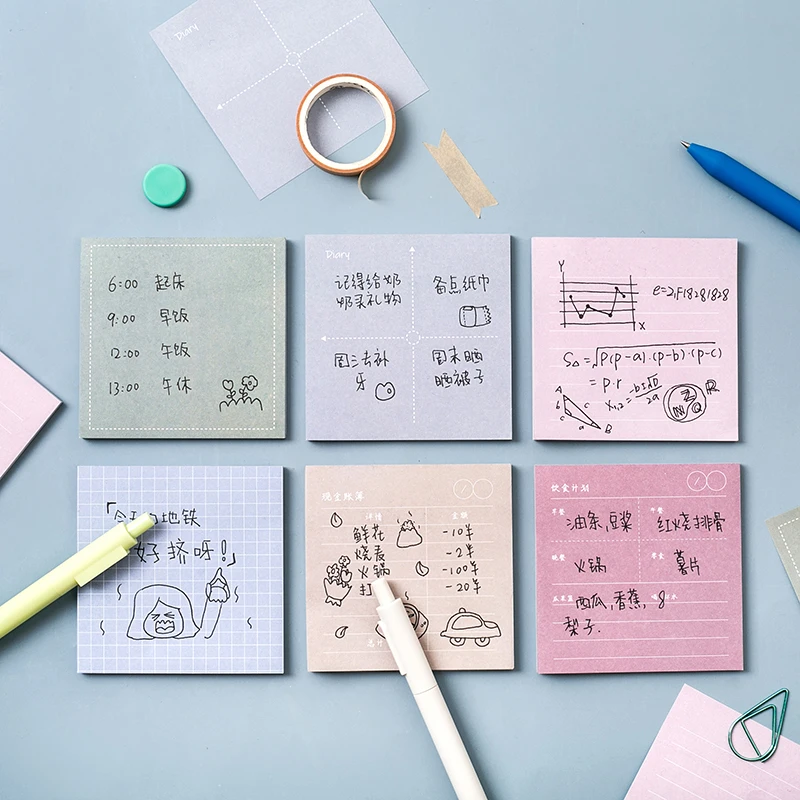 Morandi color of 6 Colors Series Kawaii Cute Sticky Notes Memo Pad Diary This memorandum of the tearable plan Stationery 40PCS
Morandi color of 6 Colors Series Kawaii Cute Sticky Notes Memo Pad Diary This memorandum of the tearable plan Stationery 40PCS