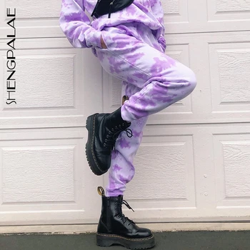 SHENGPALAE 2020 Vintage Patchwork Joggers Sweatpants Harajuku Woman Trousers Elastics High Waist Tie-dye Iridescent Pants ZA4178
SHENGPALAE 2020 Vintage Patchwork Joggers Sweatpants Harajuku Woman Trousers Elastics High Waist Tie-dye Iridescent Pants ZA4178