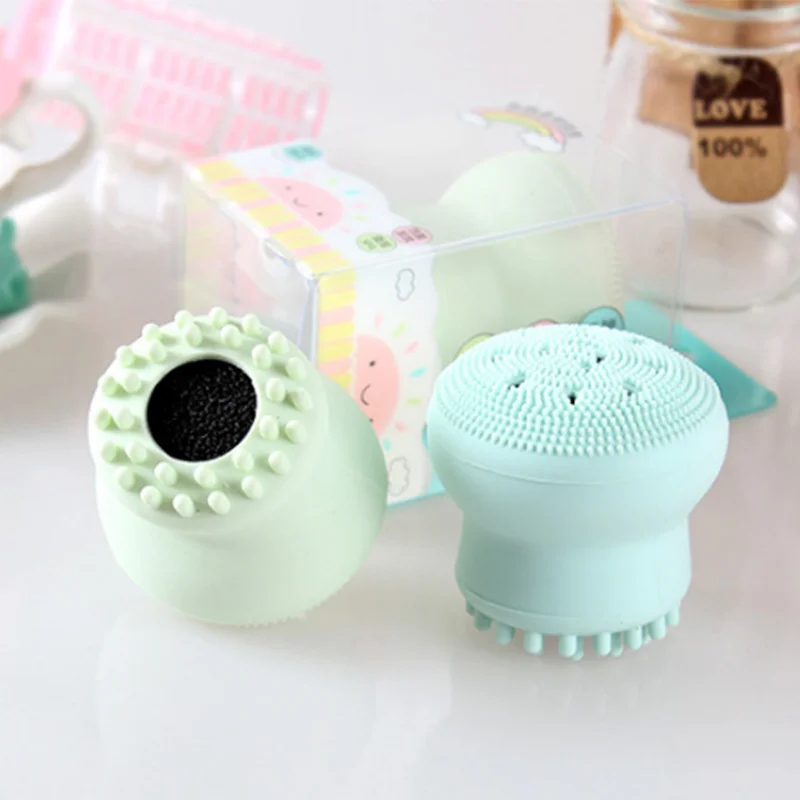 1pc Silicone Face Cleansing Brush Facial Cleanser Pore Cleaner Exfoliator Face Scrub Washing Brush Skin Care Small Octopus Shape
1pc Silicone Face Cleansing Brush Facial Cleanser Pore Cleaner Exfoliator Face Scrub Washing Brush Skin Care Small Octopus Shape