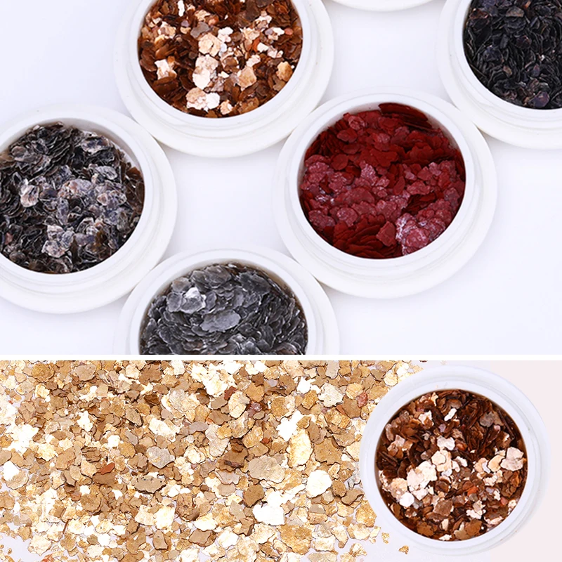 1 Box 3D Nail Decoration Irregular Meteorite Fragment Nail Flakies Micas Sheets Mixed Size Nail Art Decorations Colorfu Flakes
1 Box 3D Nail Decoration Irregular Meteorite Fragment Nail Flakies Micas Sheets Mixed Size Nail Art Decorations Colorfu Flakes