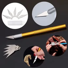 1PC Craft Knife DIY Carving Knife Chiseling Model Repairing Sculpture Tool (with 5 Blade)
1PC Craft Knife DIY Carving Knife Chiseling Model Repairing Sculpture Tool (with 5 Blade)